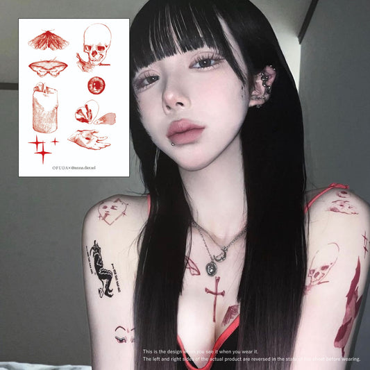 Red pattern - Skull from anna.dietzel [ID: TC0014]